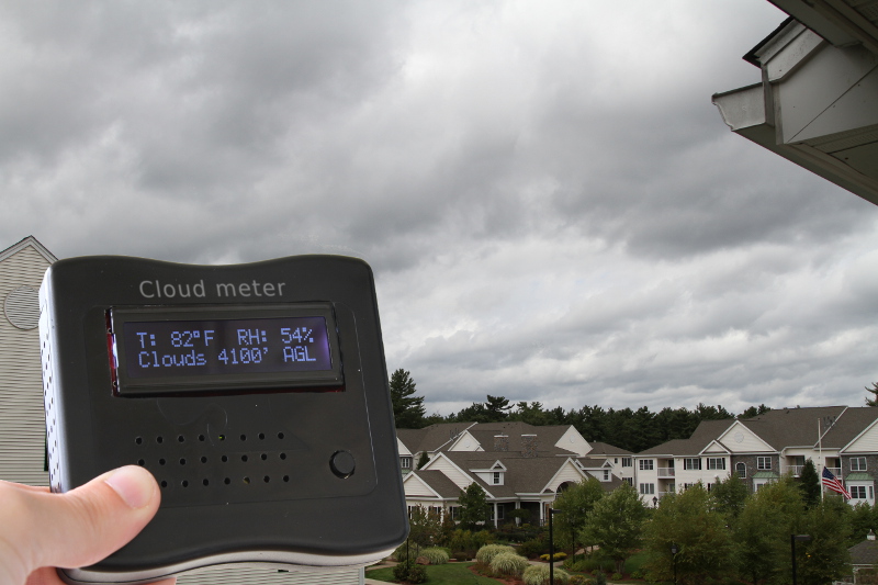 Cloud meter: estimates cloud base altitude