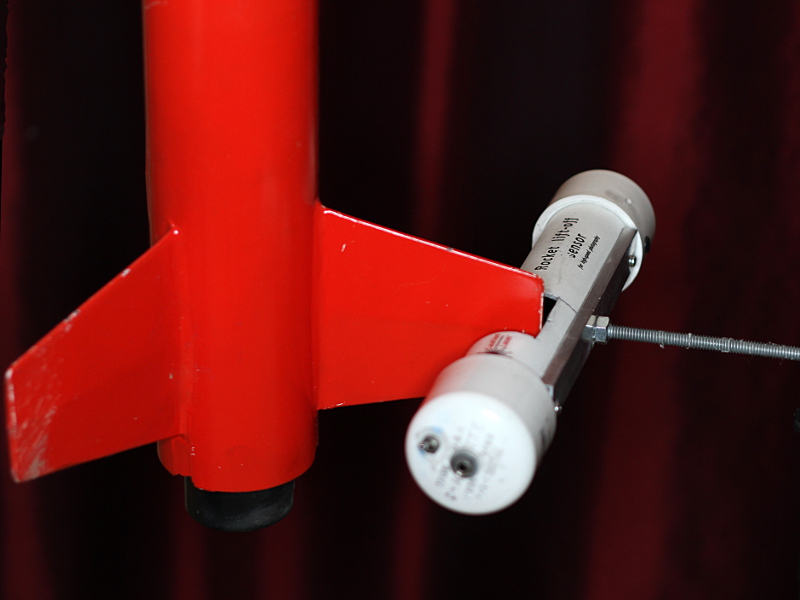 Laser sensor for rocket lift-off detection
