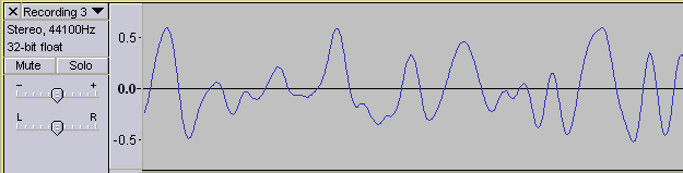 APRS waveform in Audacity - not good