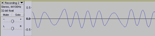 APRS waveform in Audacity